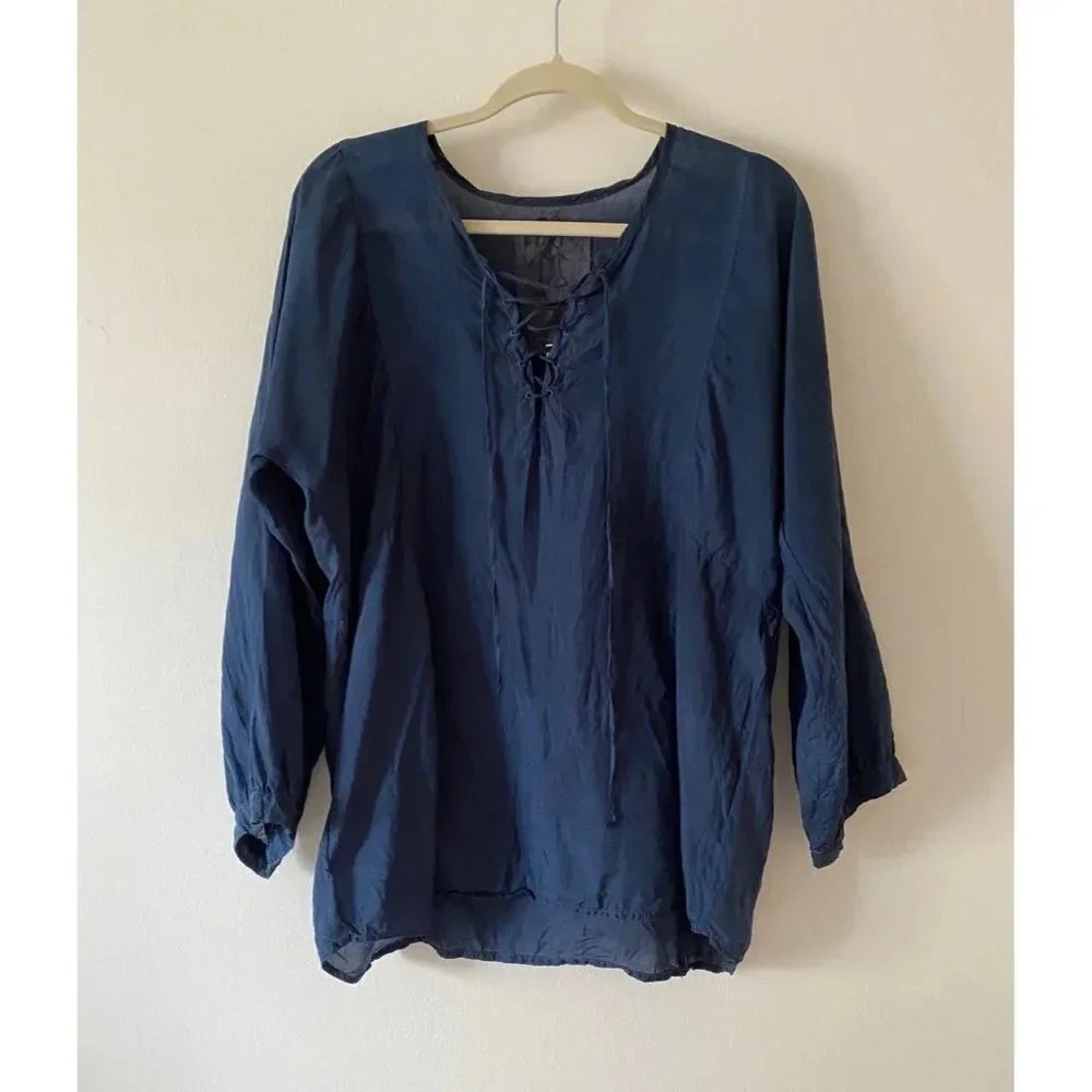 Johnny Was Blouse Women’s XS Pete & Greta SilkTop